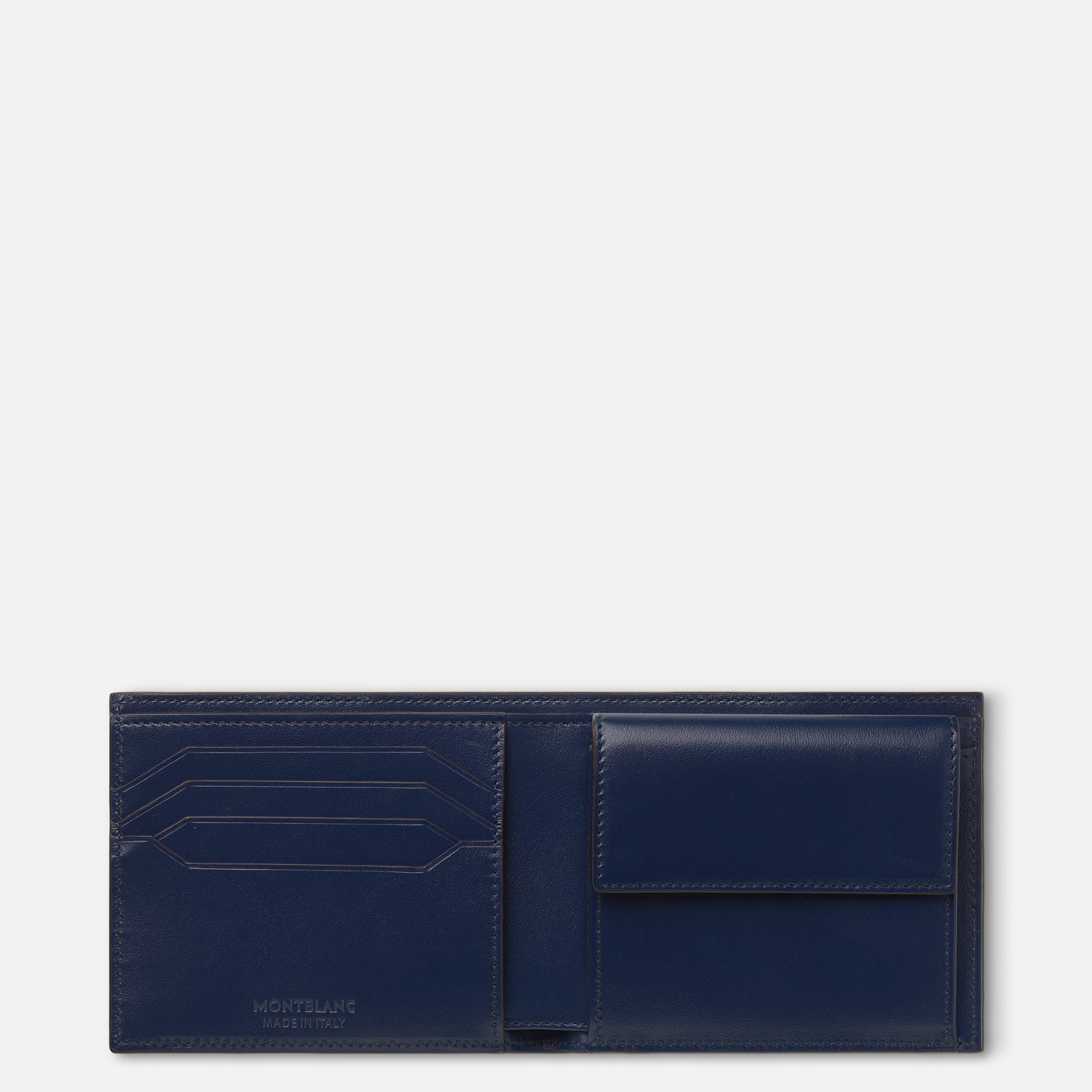 Montblanc - Wallet 4cc Blue with coin case